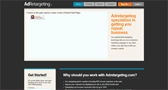 Desktop Screenshot of adretargeting.com